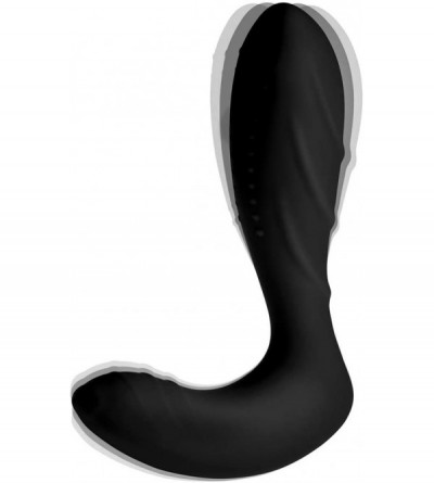 Novelties Silicone Prostate Vibrator with Remote Control - CZ18QCZGDQ8 $33.18