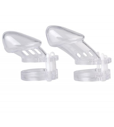 Chastity Devices CB6000S Male Chastity Device- Penis Lock Cock Cage Made of Clear Transparent plastic for Men Bondage Fetish ...