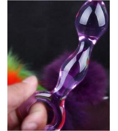Dildos New Designed Female G Spot Stimulator Dildo Fantasy Butt Anal Anus Plug Glass Crystal Sex Toy Masturbation Massage for...
