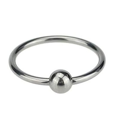 Penis Rings 28mm/30mm Stainless Steel Head Ring Glans Cock Rings Male Delay Product for Men - one ball - CK18MHW2REY $30.13