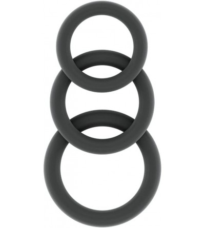 Penis Rings No.25 Cock Ring Set- Grey - Grey - CK12LRGUHF5 $23.28