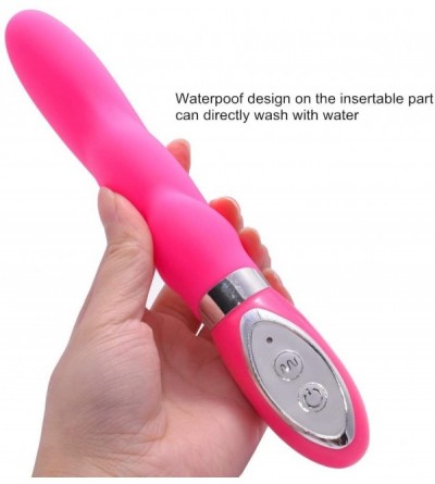 Vibrators Vibrating G Spot Vibrator Silicone 10 Speed Vibrations Clitoris Stimulation Sex Toys for Women and Couple(Pink) - C...