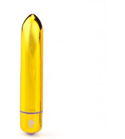 Vibrators Gold Play - Plastic Waterproof Slim Bullet - CA197Y3XR9E $17.97