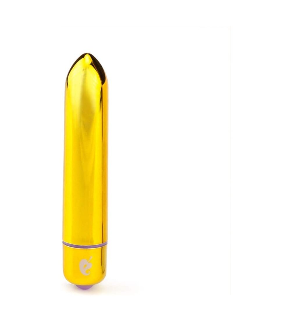 Vibrators Gold Play - Plastic Waterproof Slim Bullet - CA197Y3XR9E $17.97