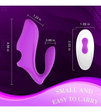 Vibrators G Spot Finger Vibrator- Clitoris Stimulator with Vibrating Tail 9 Strong Vibration Modes for Dual Stimulation Silic...