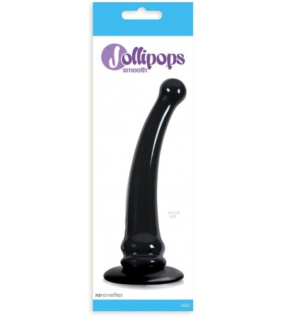 Dildos Smooth Jollipops Plug- Black- 3.9 Ounce - CQ11GN1E86T $18.26