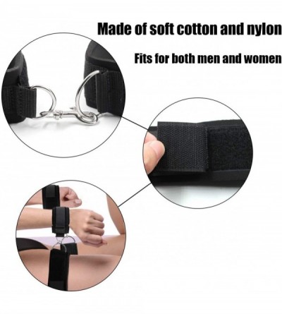 Restraints Thigh Wrist Cuffs Restraints BDSM Sex Toys for Women Handcuffs Leg Straps Tie Set Bondage for Couples SM Games - C...