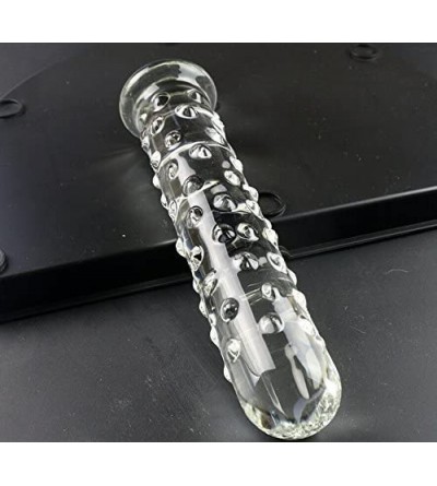 Anal Sex Toys T-explorer Sex Toys Adult Toys SUPER Large Big 10.6 Inch Transparent Crystal dotted Glass Penis Glass Dilddo Fe...