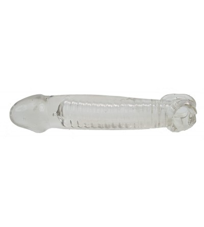 Penis Rings Muscle Cock Sheath New Improved Version of Gym Boy Cock Extender with attached Cocksling 2 (Clear) - Clear - C211...