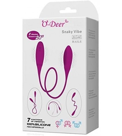 Vibrators Odeer-7 Vibration USB Charge Waterproof Dual Motor Silicone G-Spot Clitoris and Prostate Masturbation Vibrator Sex ...
