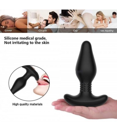 Anal Sex Toys Male Anal Vibrator Butt Plug with 10x10 360° Rotation Vibration Patterns- Prostate Massager Stimulator with Rem...