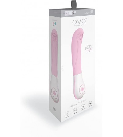 Anal Sex Toys E8 Rechargeable Vibrator- Pink - Pink - CN186AX5YCT $40.15