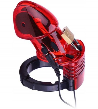 Chastity Devices Electric Shock Chastity Device E-Stim Erotic Stimulation- BDSM Fetish Sex Toys with Cock Cage - CD197YH4AMI ...