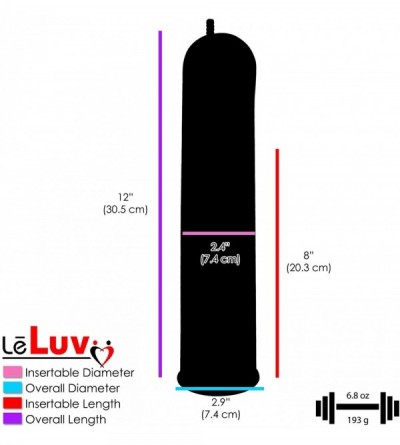 Pumps & Enlargers Master Gauge Electric Penis Pump 2.45 inch Diameter B-Grip Handle No Sleeve - No Sleeve - C218I2L37OR $25.66