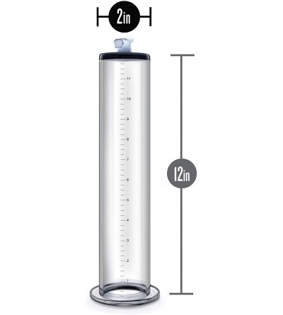 Pumps & Enlargers Performance Acrylic Penis Pump Cylinder- 2 Inch x 12 Inch- Sex Toy for Men- Crystal Clear - CQ18OQ9776U $16.33