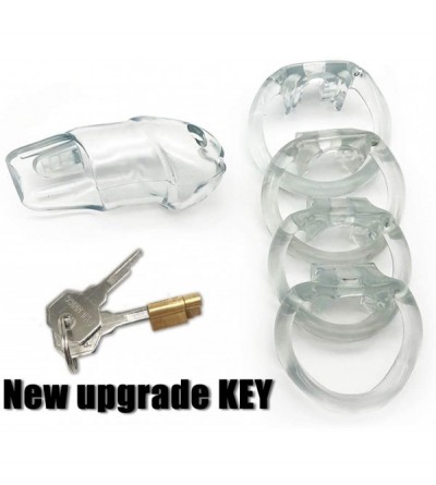 Chastity Devices New Upgrade Key Lightweight Premium Medical Grade Resin Chastity Device Male Briefs with Discreet Packing (T...