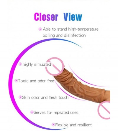Pumps & Enlargers Penis Sleeves Extender Enlargers Reusable Condom Cock Extension Cover Sex Toys- Male Sexual Enhancers Delay...
