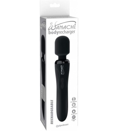 Vibrators Wanachi Silicone Body Recharger- Black - CD17YK3QM0G $20.20