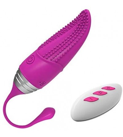 Vibrators Tongue Clitoral Finger Vibrator with Wireless Remote Control -Silicone Love Egg Rechargeable Whisper G-Spot Dildo S...