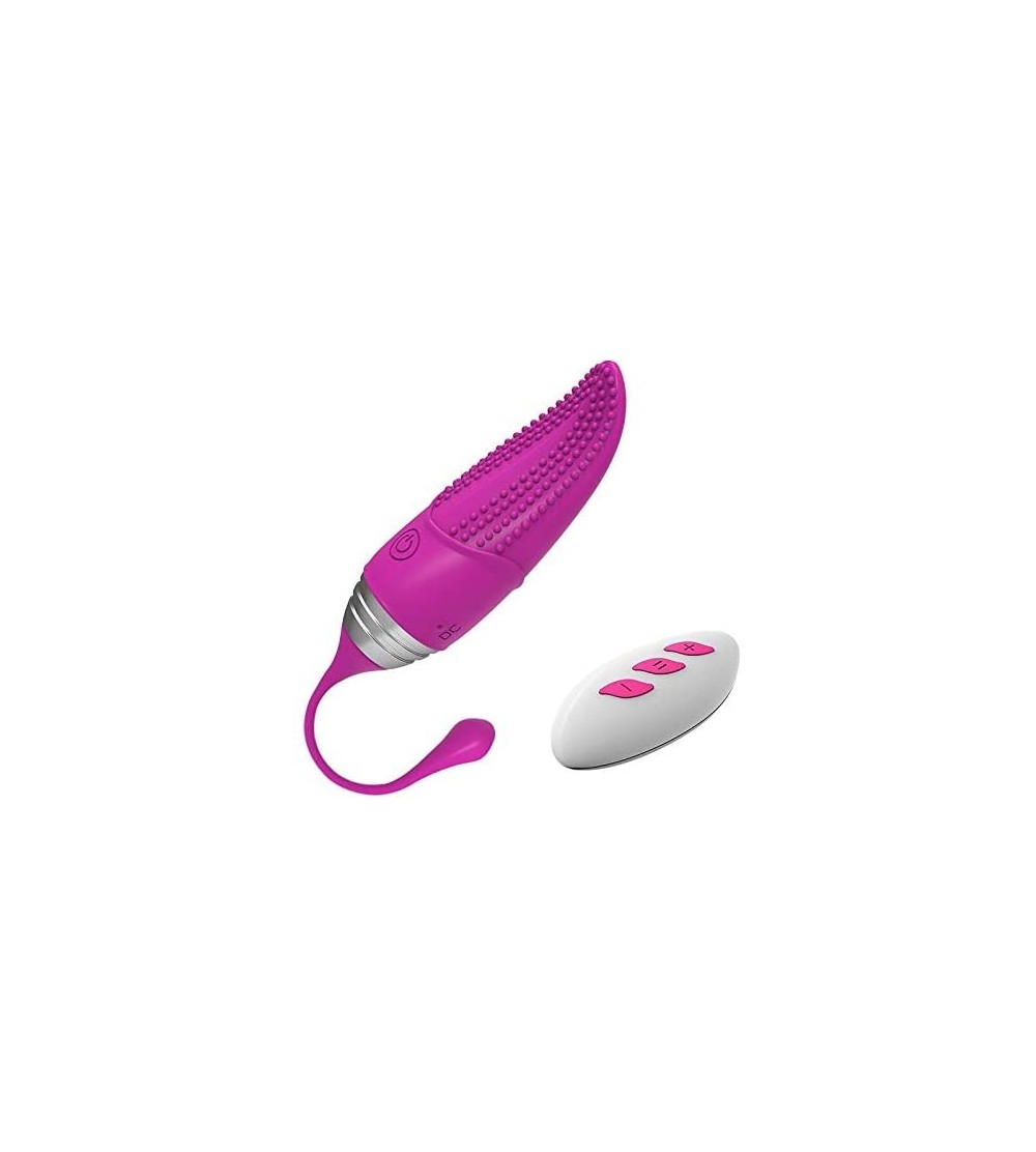 Vibrators Tongue Clitoral Finger Vibrator with Wireless Remote Control -Silicone Love Egg Rechargeable Whisper G-Spot Dildo S...