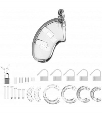 Chastity Devices Model 1 Chastity 3.5 Inch Cock Cage - Transparent - CN1884RTZN4 $62.95