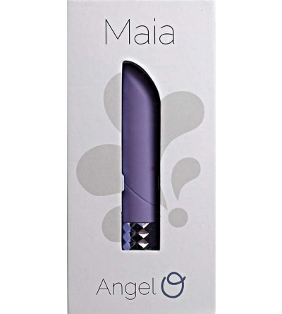Vibrators Angel Crystal Gem Supercharged Bullet Vibrator- Purple - CI188K8K9NX $45.72