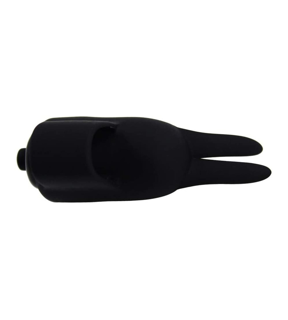 Vibrators Silicone Finger Banger Massager Vibrator Fingering Toys for Couples - Finger Shake Set (Black) - Black - CD18N6SR9U...