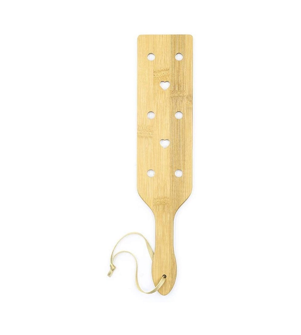Paddles, Whips & Ticklers Wood Hand Slapped Paddle Bamboo Role Play Women Men Toy - CO19ES026LX $17.11
