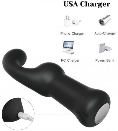 Anal Sex Toys Handheld Prostate Massager for P Spot & G Spot Stimulation with 10 Vibration Models- Anal Vibrator Waterproof R...