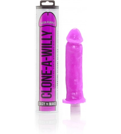 Vibrators Silicone Penis Casting Kit for DIY Dildo (Neon Purple) - Neon Purple - CF11HP4B44R $77.49