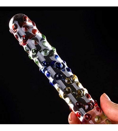 Anal Sex Toys Pyrex Crystal Dildo Crystal Glass Penis G-spot Backyard Anal Plug Adult Erotic Female Masturbation - 17x2.7cm -...