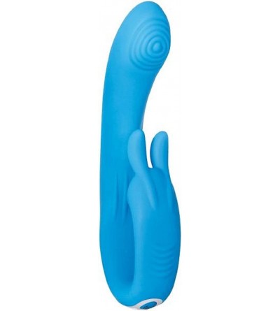 Vibrators Sea Breeze Bunny - Silicone Rechargeable - Rabbit Style Vibrator- Blue - CF19EZGMG3Q $55.71