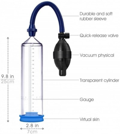 Pumps & Enlargers Enlarger Vaccum Enhancer Powerful Pump Pressure Manual Pump for Male - CI18H57I868 $32.09