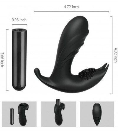 Vibrators Wearable Vibrator with Removable Bullet for Clitoris Perineum & G-spot Stimulation- Anal Vibrator with 10 Vibration...