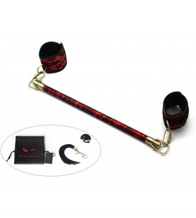 Restraints Wood Exercise Spreader Bar with Adjustable Straps Sports Training - CQ18XQ3NWLD $22.22