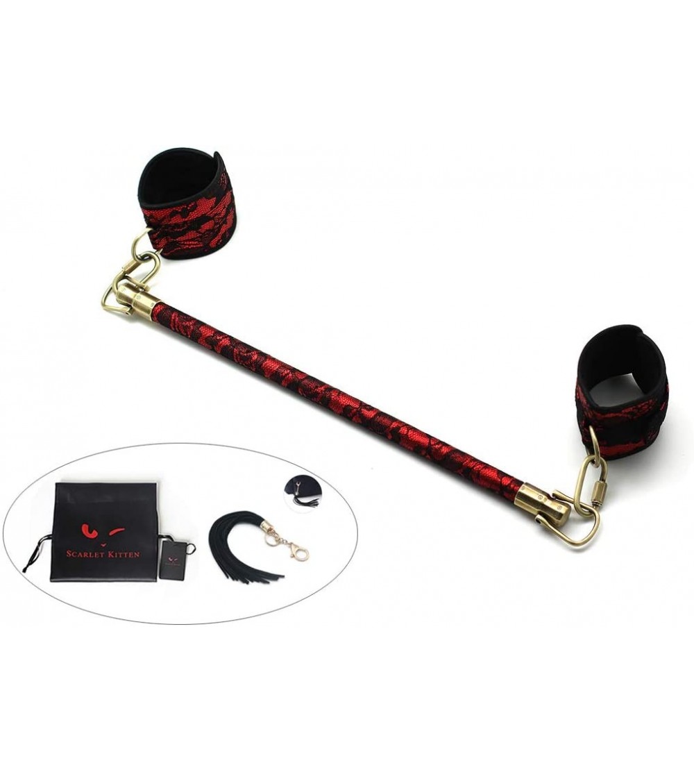 Restraints Wood Exercise Spreader Bar with Adjustable Straps Sports Training - CQ18XQ3NWLD $46.98