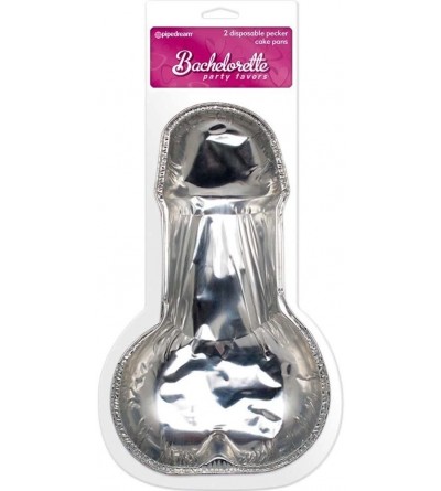 Novelties Foil Pecker Cake Pans Great for Bachelorete Party All Sizes - Small Medium Large Jumbo (Large Pack of (2) 14 Inches...