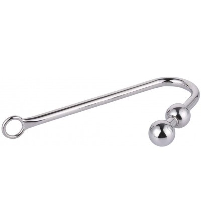 Anal Sex Toys Stainless Steel Anal Hook with 2 Ball- Anal Plug Sex Toys for Female Male Couple Butt Plug - E - C718WHIW5DC $2...