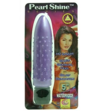 Vibrators Pearl Shine 5-Inch - Lavender Bumpy - Lavender Bumpy - CM116Z9MTFL $28.81