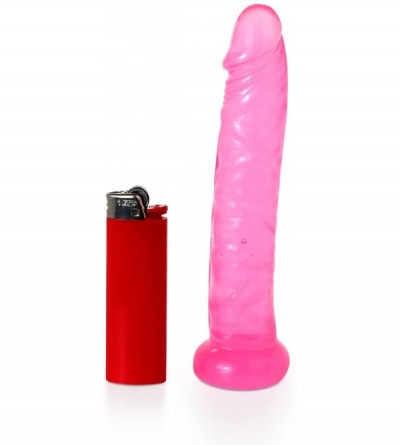 Anal Sex Toys Slim Beginner Dildo (Pink- 5.5") - Small Dildo with Vein Texture is Perfect for First-Time Users or for Experim...