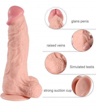 Dildos 32.5CM Women Very Big Long Dildo Realistic Huge Dildos Large Penis Anal Sex Penis Cock with Strong Suction Cup Sex Toy...