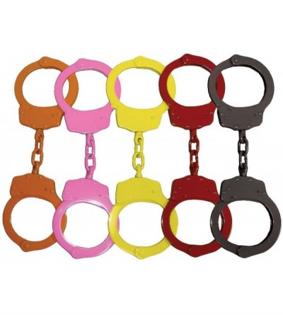 Restraints Colored Handcuffs - Black - C211LJ1226B $13.39