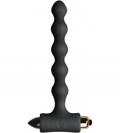 Anal Sex Toys Petite Sensations Pearls Plug- Black - CC17YC3MDIO $27.59