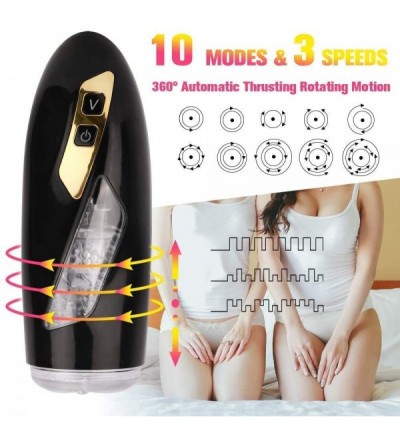 Male Masturbators Electric Penis Vacuum Pump with 4 Suction Intensities-Male Masturbator Electric Masturbation Cup with 10 Po...
