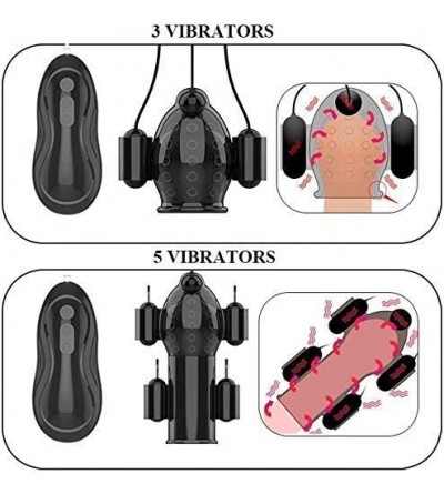 Vibrators Male Gláns Ví'brántors Men's Six Toy Rechargeable Ví'brántingⱣ'e-ňiš Massage Sleeves ManManásˉtῡrbˉátor Delayed Las...