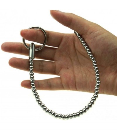 Catheters & Sounds Urinary Plug Beads Stainless Steel Stimulate Urethral Dilator Masturbation Rod Penis Plug Toy for Male - C...