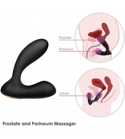 Anal Sex Toys Prostate Massager Vick Powerful Vibrating Plug for Anal G Spot Clitoral Stimulations Dual Motors Vibrator Massa...