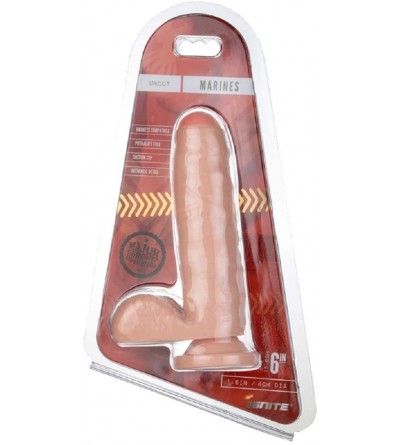 Dildos SI Ignite Major Dick Marines Vanilla Includes a Free Bottle of Adult Toy Cleaner - CP18HRI0GUL $56.99