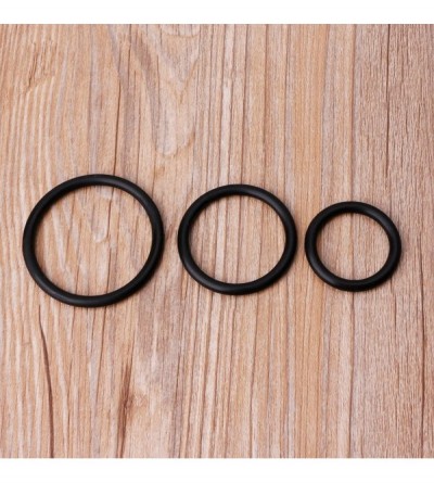 Penis Rings 3pcs/Set Silicone Durable Penisring Ring Mên Premature Ejaculant Lock Fine Ring - C918WIIRHIT $6.73