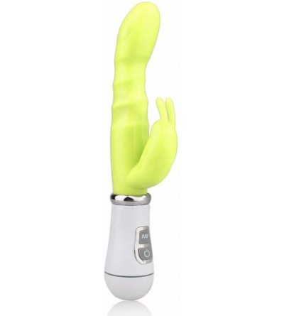 Vibrators Sex Toys G-spot Massage Sticks Waterproof Multispeed Rabbit Dildo Vibrator for Women (Green) - Green - C218567LEDC ...